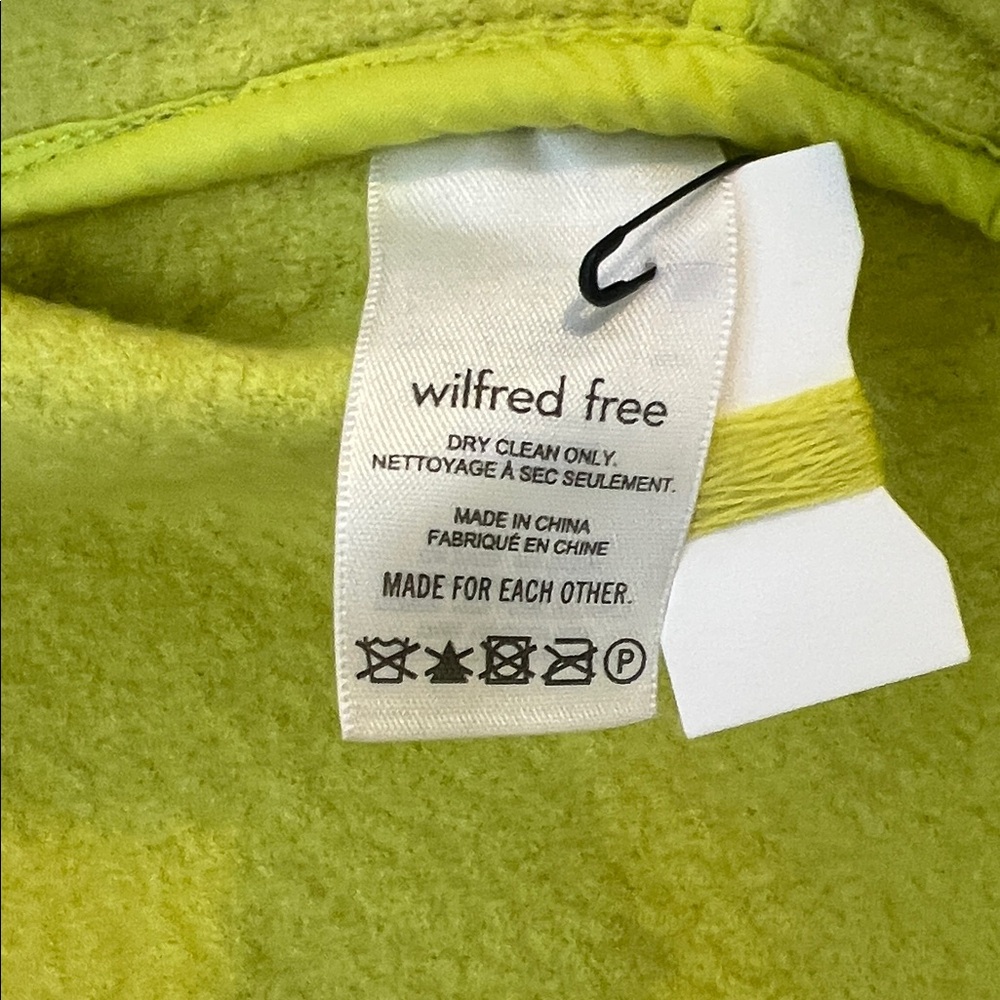 Wilfred Free Chartreuse Ganna Jacket - Picture 3 of 4